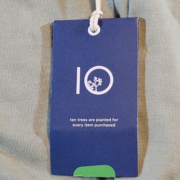 Tentree Men's Sea Grass Green Full Zip Hoodie Sustainable Medium NWT - Picture 3 of 14